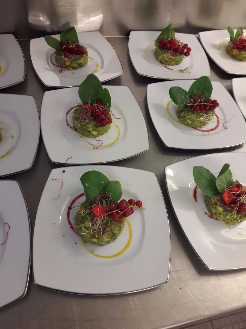 Service traiteur — réalisation LH Gourmet
