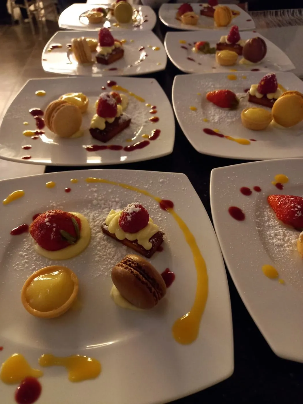Service traiteur — réalisation LH Gourmet