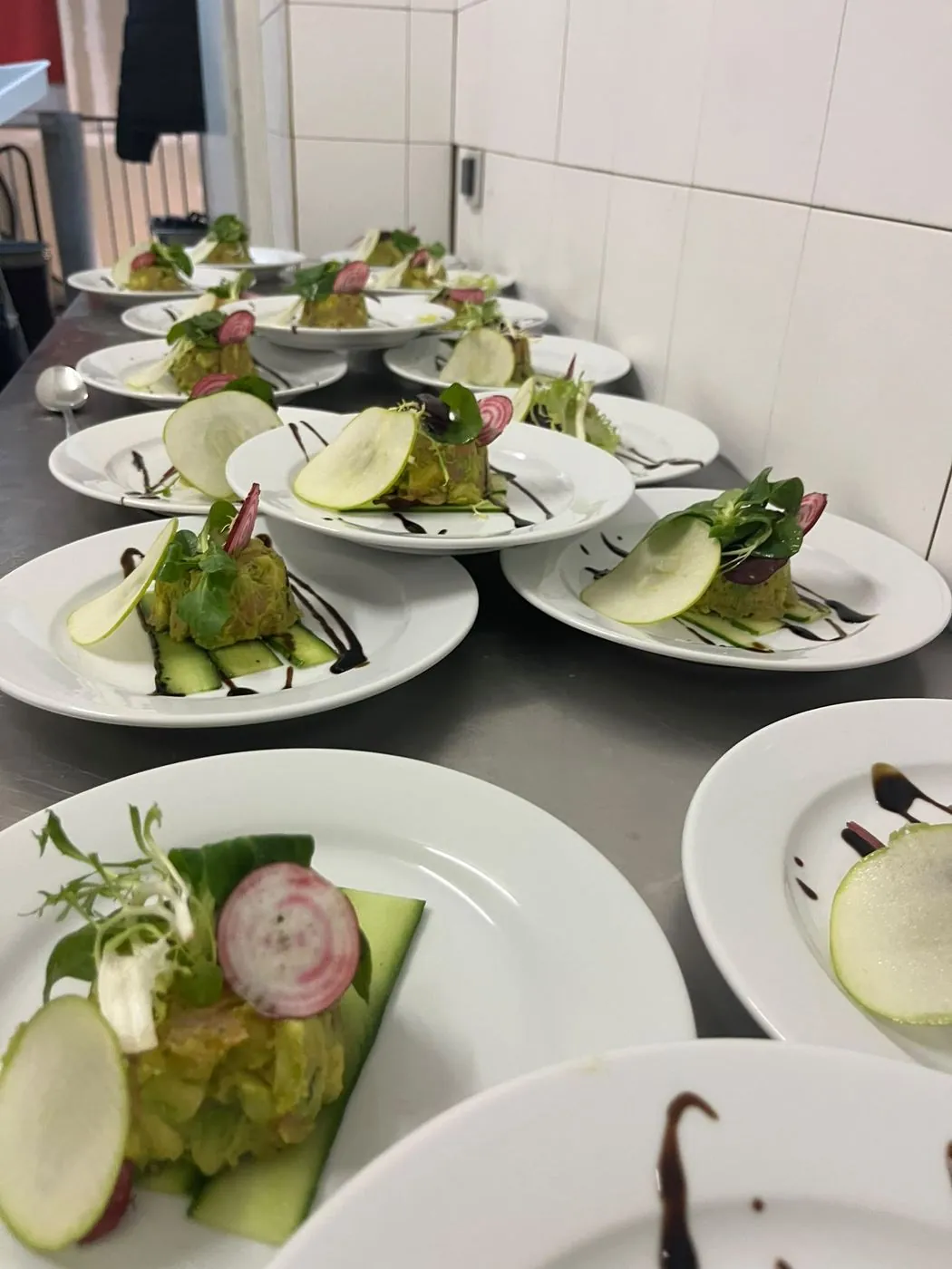 Service traiteur — réalisation LH Gourmet